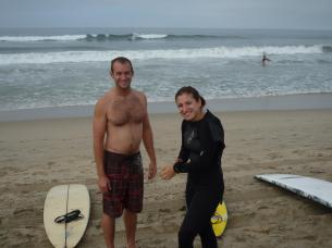 surf instructor + wife-to-be